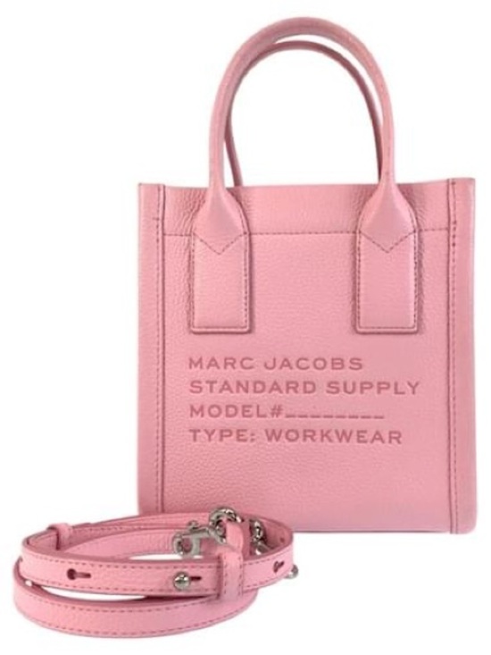 Marc Jacobs Handbags - New Marc Jacobs Small Leather Standard Supply Tote in a Bubble Gum Pink
